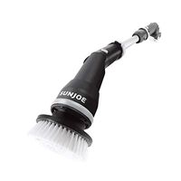 Sun Joe 24V-PWSCRB-LTW-BLK Cordless 360-Degree Spin Scrubber Brush, Kit (w/ 1.3-Ah Battery + Quick Charger)