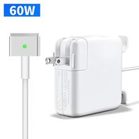 Compatible 60W Replacement Mac-Book Pro Charger, T-Tip Magsafe 2 Replacement Power Adapter Compatible with Mac Book Pro & Mac Book Air 11-Inch / 13-Inch