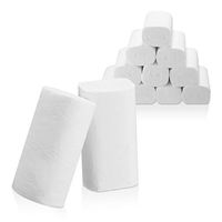 Housmile 12 Rolls White Toilet Paper 4-ply Ultra-soft Paper Tissue for Household Kitchen Toilet Bathroom