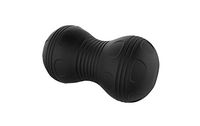 Sedona, 4-Speed Vibrating Massage Ball, Electric Rechargeable Portable Peanut Dual Foam Roller for Deep Tissue Recovery, Pain Soreness Myofascial Acumobility for Hips Feet Arms Back Neck Waist, Black