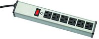 WIREMOLD UL207BC POWER OUTLET STRIP, 6 OUTLET, 15A