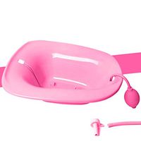 Sitz Bath, Over-The-Toilet Perineal Soaking Bath, for Hemorrhoidal Relief, Ideal for Post-Episiotomy Patients,Pink