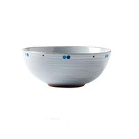 AXZHYX Bowl Bowl Rice Bowl Cutlery Single Household Ceramic Bowl Rice Bowl Creative Salad Instant Noodle Bowl Large Soup Bowl Hotel Tableware Home Noodles Boiled Fish Soup Bowl (Color : 3926909090)