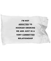 Hookah Smoking Gifts - Shisha Smoker Pillowcase - Creative and Soft Pillow Case for Passionate Hookah Smoking Practitioners, Standard Size