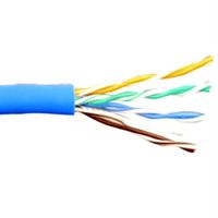 ICC Cat5e 350MHz UTP Solid Cable Plenum; 24AWG 4 Pair CMP 1000ft Blue / ICCABP5EBL /