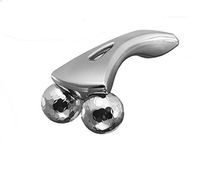 3D V Face Roller Kneading Ball Massager Reface Body Skin Spa Sliver (B)