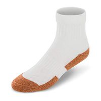 Apex Copper Cloud Socks 3-pack - An White - L: Women's 11.5-13 / Men's 10.5-12