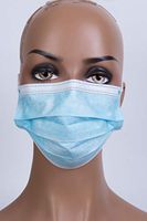 100 Pcs Disposable Earloop Face Maeks Restsynergy，3-ply Breathable Cover Duty Upgrade Mouth Covers Blue