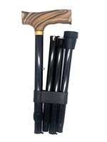 Classy Walking Canes CWC9952308 Folding Cane – Tall, Black, 39-43 in. Functional Grip Canes