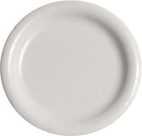 Solo MWP9B-2054 9 in White Paper Plate, Medium Weight (Case of 500)