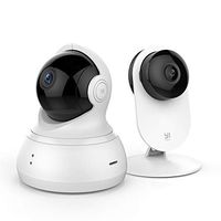 YI 1080P Indoor Security Camera Bundle Set, 2.4G WiFi Home Surveillance System with 24/7 Emergency Response, App/Cloud Service Available for Advanced Features-1080p Dome Camera and 1080p Home Camera