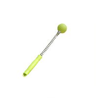 Massage Hammer Beating Ball Pain Relief Stick Body Back Leg Knocking Device Massager (Green)