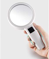 Yxian 30X Magnifying Glass with Light, High Power Handheld Lighted Magnifier with Large Double Glass Lens 12 Led Magnifiers for Seniors Reading, Coins, Stamps, Map,Inspection, Macular Degeneration