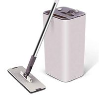 CuiXiang Microfiber Mop Wringer Bucket Set, Extendable Handle, 360° Rotatable, Environmental Protection, Multipurpose, Suitable for Family, Restaurant and Hotel