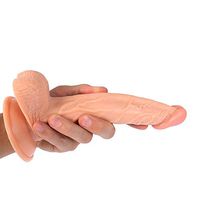 Asdfgh 9.05 inch Realistic Dilló Waterproof Massager Tool for Women - Dilló Easy to Clean (Color : Skin)