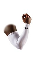 McDavid Compression Arm Sleeve, White, Large