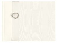 CR Gibson Jeweled Heart Wedding Guest Book (Pack of 2)
