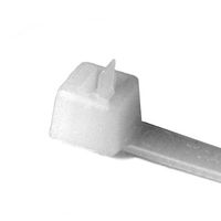 Hellermann Tyton RT50LL9C2 Releasable Cable Tie, 15" Long, 50 lb Tensile Strength, PA66, Natural (Pack of 100)