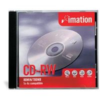 Imation 4x Cd-rw Media 700 Mb 120mm Standard-10 Pack Jewel Case