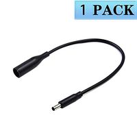 Dongle Tip Adapter 7.4mm to 4.5mm for Dell DC Power Cable P/N: D5G6M, 57J49, 331-9319 for Dell M3800 XPS 12 13 15 5930 18 1810 1820 Inspiron 11 13 14 15 17(1PACK)