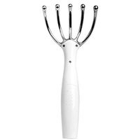LLMLCF Head Massager, Five-jaw Head Massager Five Massage Heads simultaneously Vibrating Massage ABS Material is Environmentally Friendly and Durable,White