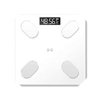 Bathroom Body Fat Scale Floor Scales Scientific Smart Electronic Led Digital Weight Balance Bluetooth App for Android iOS,White-USB