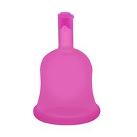 DXJJ Menstrual Cup 1Small and 2Large Alternative to Tampons and Cloth Sanitary Napkins Pre and Post Childbirth Reusable Period Cups,Purple,S