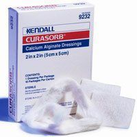 9233 Dressing Curasorb Wound Sterile Calcium Alginate 4x4" 10 Per Box Part No. 9233 by- Kendall Company