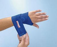 Fabrifoam CarpalGard, size:Small Right Blue, Latex-free