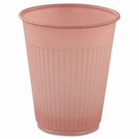 SOLO CUPS MMPCF5 Plastic Medical & Dental Cups, 5 oz, Mauve, Fluted, 1000 Cups/Carton