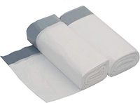 Besli 10 Gallon Drawstring Strong Trash Bag Garbage Bag (10 Gallon(90 Bags), White)