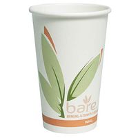 Solo 316RC-J8484 16 oz Bare PCF Paper Hot Cup (Case of 1000)