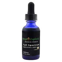Hemp Extract Vanilla Flavor 2500 MG - 100% THC Free, Grown and Made in The USA - Hemp Oil Drops May Provide Relief from Pain, Anxiety, Stress, and More. 1 Fl Oz by Hemp Euphoria