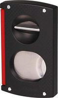 S.T. Dupont Double Blade Cigar Cutter (Black & Red)