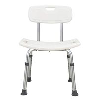 Aluminum Alloy Adjustable Shower Chair, Load-Bearing 150 kg Height Adjustable Disabled Anti-Slip Stool, Suitable for Elderly Pregnant Women and Children Bathing Stool