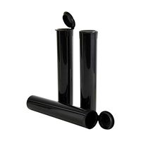 Pre-Roll Joint Tubes Blunt Tubes 90mm Black Child Resistant 3.5 Inches (500 Pack)