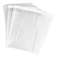 FlanicaUSA 100 pcs 4" x 6" 2 Mil Clear Flat Resealable Cello/ Cellophane Bags Good for Bakery, Candle, Soap, Cookie,jewelry items bags.
