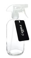 Rail19 Glass Cleaner Bottle with Clear Spray Nozzle Lead Free Glass