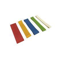 HEALLILY 5Pcs Forearm Trainer Rings Hand Exercise Latex Pull Rings Finger Exerciser Hand Strength Increaser for Students Athlete Sporters