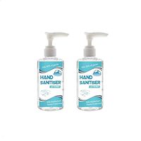 Bambus Hand Sanitizer Gel with Pump No Rinse Foam Hand Soap Gel Kill 99.99% Hand Sanitizers Wash-Free Disinfecting Cleaner, 60ml, 2 Pack