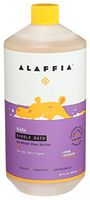 Alaffia Everyday Shea Bubble Bath for Babies & Kids, Gentle for Sensitive to Very Dry Skin Types, Ethically Traded, Non-GMO, Lemon Lavender, 32 Ounces