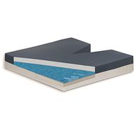 Gel Pro GEL/FOAM COCCYX CUSHION Pressure Redistribution Foam with Coccyx Cut-Out