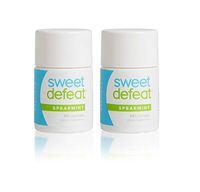 Sweet Defeat Spearmint Lozenges, Reduce Sugar Cravings in Seconds, Deter Snacking, 30 Count, Pack of 2