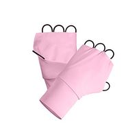Yjdr Unisex UPF50+Sunscreen Gloves Outdoor Breathable Thin Sports UV Protection Cycling Golf Gloves (Color : Pink)