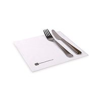 Paper Napkins, Dinner Napkins - Pure White - Soft & Durable - 16" x 16" - Disposable - Luxenap Super Lux - 25ct Box - Restaurantware