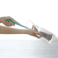 13" Bottle Brush Cleaner Soft Sponge Long Handle Grip Deep Clean for Baby Milk Bottle Narrow Neck Water Sport Bottle Kitchen Clean Glasses Thermos Nalgene Hydro Flask S’Well Travel Mugs Cup Decanter