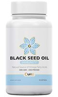 Cure Black Seed Oil - 90 Softgel Capsules, 1000 mg (Non-GMO, 100% Cold-Pressed, Halal, Gluten-Free) - Nigella Sativa (Black Cumin Seed Oil), Omega 6 & 9, Increase Health and Boost Immunity