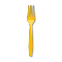 Yellow Sunshine Premium Quality Forks 48ct
