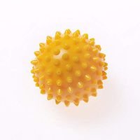 L-DON Foot Massage Ball Set - Spiky Massager Balls for Deep Tissue, Trigger Point, Feet, Back, Hand, Muscles, Myofascial, Plantar Fasciitis That Massages Away Yellow