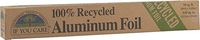 IF YOU CARE 100% Recycled Aluminum Foil Roll, 50-Foot Roll (Pack of 4)